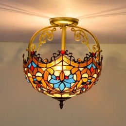 Plafond i Tiffany-Stil med...