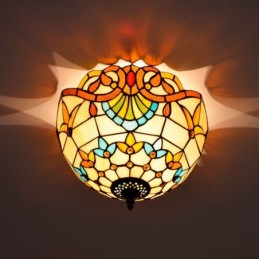 Plafond i Tiffany-Stil med...