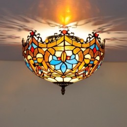 Plafond i Tiffany-Stil med...