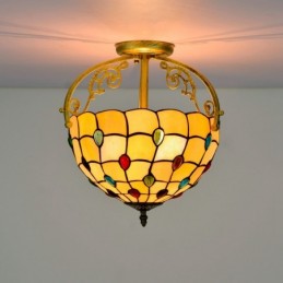 Plafond i Tiffany-Stil med...