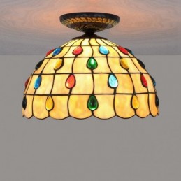 Plafond i Tiffany-Stil med...