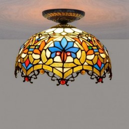 Plafond i Tiffany-Stil med...