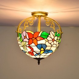 Plafond i Tiffany-Stil med...