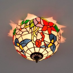 Plafond i Tiffany-Stil med...