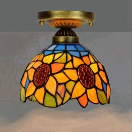 Plafond i Tiffany-Stil med...