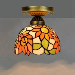 Plafond i Tiffany-Stil med...