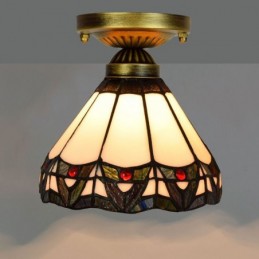Plafond i Tiffany-Stil med...