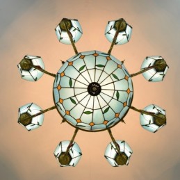 Plafond i Tiffany-Stil med...