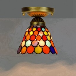 Plafond i Tiffany-Stil med...