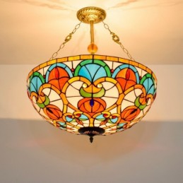 Pendellampa i Tiffany-Stil...