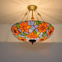 Pendellampa i Tiffany-Stil...