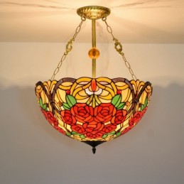 Pendellampa i Tiffany-Stil...