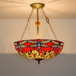 Pendellampa i Tiffany-Stil...