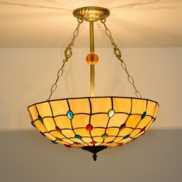Pendellampa i Tiffany-Stil...
