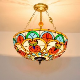 Pendellampa i Tiffany-Stil...