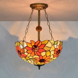 Pendellampa i Tiffany-Stil...