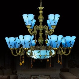 Pendellampa i Tiffany-Stil...