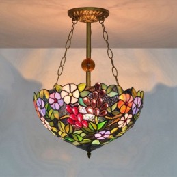 Pendellampa i Tiffany-Stil...