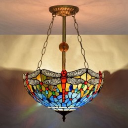 Pendellampa i Tiffany-Stil...