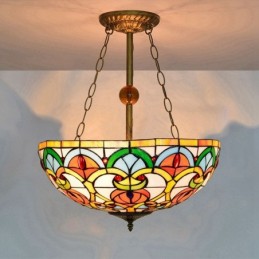 Pendellampa i Tiffany-Stil...