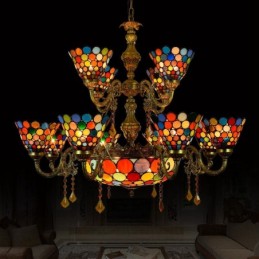 Pendellampa i Tiffany-Stil...