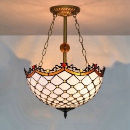 Pendellampa i Tiffany-Stil...