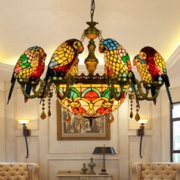 Pendellampa i Tiffany-Stil...