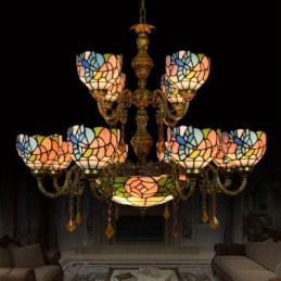 Pendellampa i Tiffany-Stil...