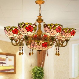 Pendellampa i Tiffany-Stil...