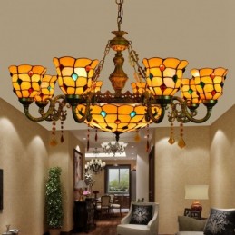 Pendellampa i Tiffany-Stil...