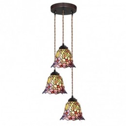 Pendellampa i Tiffany-Stil...