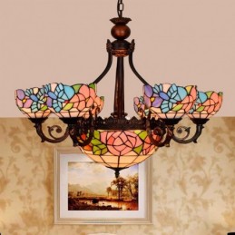 Pendellampa i Tiffany-Stil...