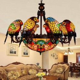 Pendellampa i Tiffany-Stil...