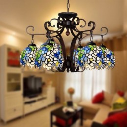 Pendellampa i Tiffany-Stil...