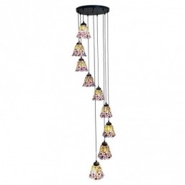 Pendellampa i Tiffany-Stil...