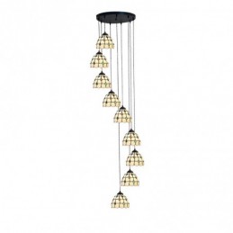 Pendellampa i Tiffany-Stil...