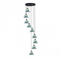 Pendellampa i Tiffany-Stil...