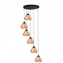 Pendellampa i Tiffany-Stil...