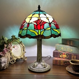 Bordslampa i Tiffany-Stil...