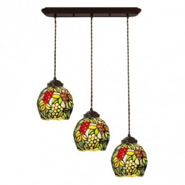 Pendellampa i Tiffany-Stil...