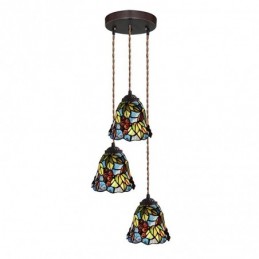 Pendellampa i Tiffany-Stil...