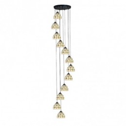 Pendellampa i Tiffany-Stil...