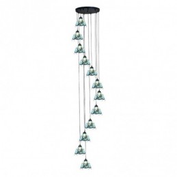 Pendellampa i Tiffany-Stil...