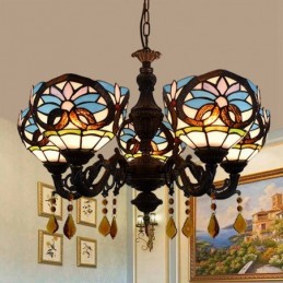 Ljuskrona i Tiffany-Stil...