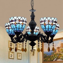 Ljuskrona i Tiffany-Stil...