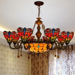 Ljuskrona i Tiffany-Stil...