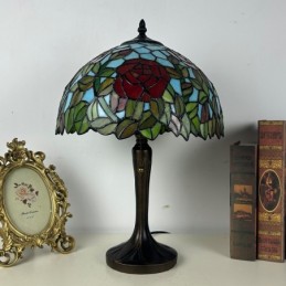 Lampa i Tiffany-Stil med...