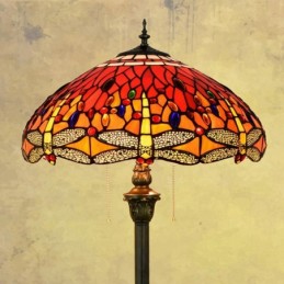 Golvlampa i Tiffany-Stil...