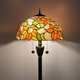 Golvlampa i Tiffany-Stil...