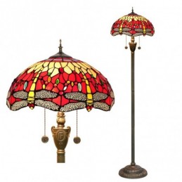 Golvlampa i Tiffany-Stil...